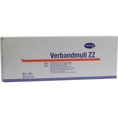 Verbandmull Hartmann 10cmx10m Zickzack 206406/3 (PZN 01083749)