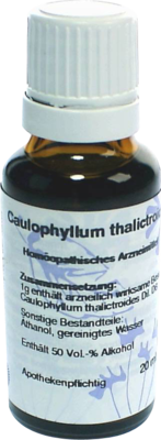 Caulophyllum D 6, 20 ml (PZN 00182403)
