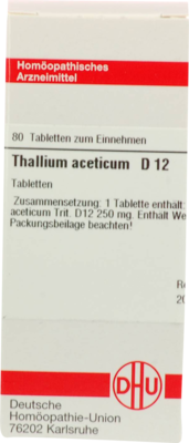 Thallium Acet. D 12 (PZN 02636883)