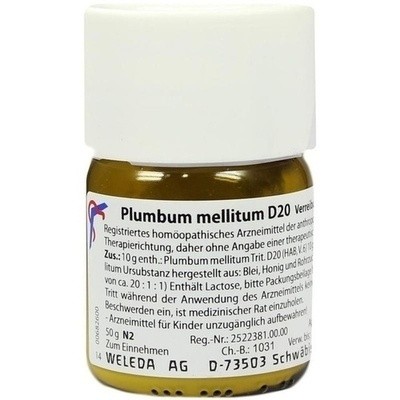 Plumbum Mellitum D 20 Trit. (PZN 01616602)
