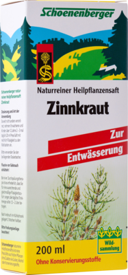 Zinnkraut Saft Schoenenberger Heilpflanzensaefte (PZN 00700298)