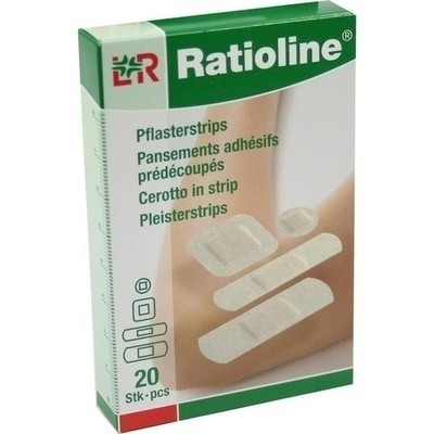 Ratioline Sensitive Pflasterstrips in 4 Groessen (PZN 01805208)