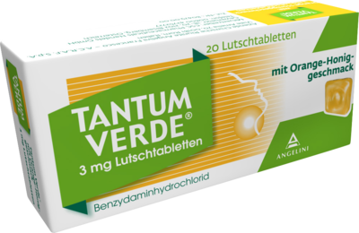 Tantum Verde 3 Mg Lutschtabl.m.orange-honiggeschm. (PZN 03335557)