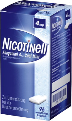 Nicotinell Kaugummi Cool Mint 4mg (PZN 06580375)
