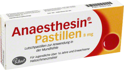 Anaesthesin Pastillen (PZN 03522124)