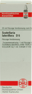 Scutellaria Lateriflora D 6 Dil. (PZN 02621663)
