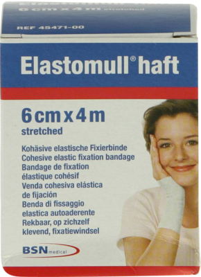 Elastomull haft 6 cmx4 m 45471 Fixierb. (PZN 02507045)