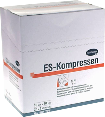 Es-kompressen Steril 8f 10x10cm (PZN 01407086)