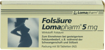 Folsaeure Lomapharm 5 Mg (PZN 01713340)