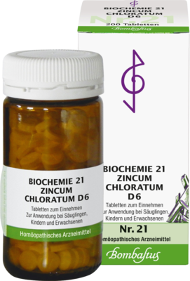 Biochemie 21 Zincum Chloratum D6 (PZN 04325182)