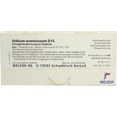 Stibium Arsenicosum D 15 Amp. (PZN 01626718)