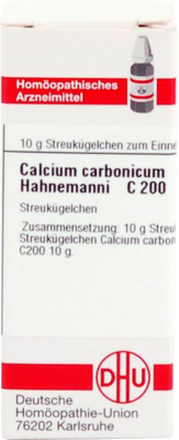 Calcium Carbonicum C 200 Globuli Hahnemanni (PZN 02890015)