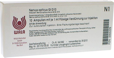 Nervus Opticus Gl D 10 Amp. (PZN 03355229)