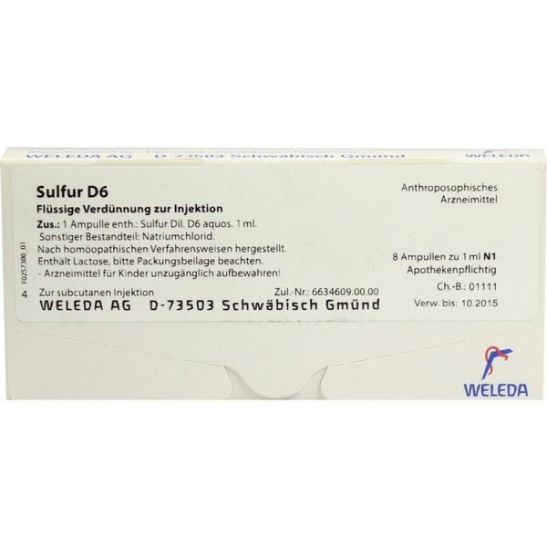 Sulfur D6 (PZN 01626871)