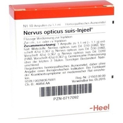 Nervus Opticus Suis Injeele (PZN 00717092)