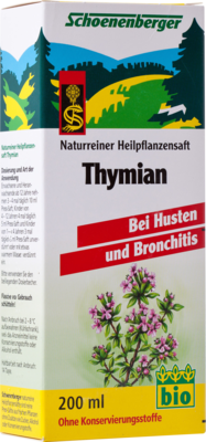 Thymian Saft Schoenenberger Heilpflanzensaefte (PZN 00700186)