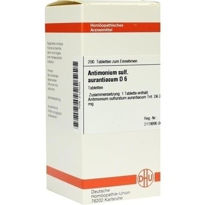 Antimonium Sulf. Aurant. D 6 (PZN 02127070)