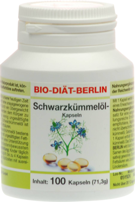 Schwarzkuemmeloel Kapseln Bio Diaet (PZN 00196227)