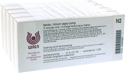 TENDO/ALLIUM CEPA COMP, 50X1 ml (PZN 02086980)