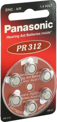 Batterien für Hörgeräte Panasonic Pr 312 (PZN 07194384)