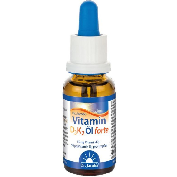 Vitamin D3k2 Öl forte Dr.Jacob&#039;s (PZN 13978701)