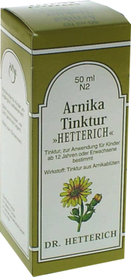 Arnika Tinktur Hetterich (PZN 03060698)