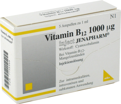 Vitamin B12 1000 µg Inject Jenapharm (PZN 07146988)