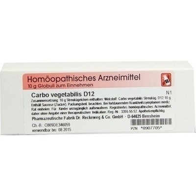 Carbo Vegetabilis D 12 Globuli (PZN 00907705)