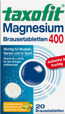 Taxofit Magnesium 400 + B6 + B12 Brausetabl. (PZN 00854191)