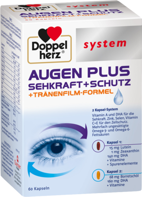 Doppelherz Augen plus Sehkraft + Schutz + Tränen-Formel (PZN 05517713)