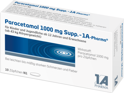 Paracetamol 1.000 mg 1A Pharma (PZN 04478201)