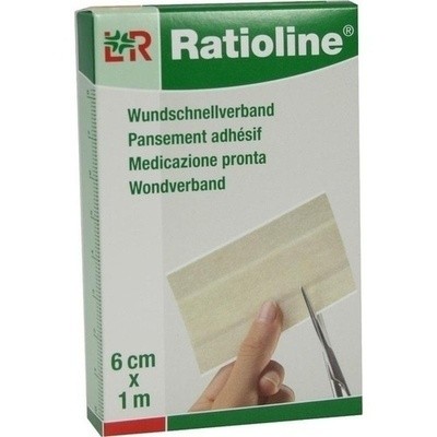 Ratioline sensitive Wundschnellverband 6 cmx1 m (PZN 01805160)