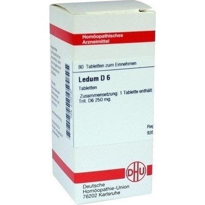 Ledum D 6 Tabletten, 80 St (PZN 02103187)