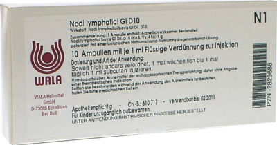 NODI LYMPHATICI GL D10, 10X1 ml (PZN 02829688)