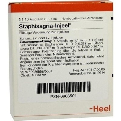 Staphisagria Injeele (PZN 00966501)