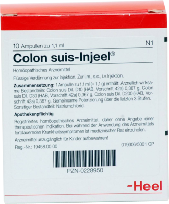 Colon Suis Injeele 1,1 Ml (PZN 00228950)