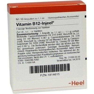 Vitamin B 12 Injeele Amp. (PZN 01814615)