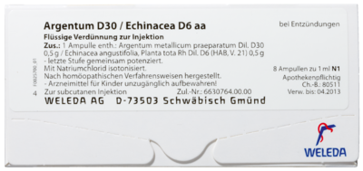 Argentum D30/echinacea D 6 Aa Amp. (PZN 01618073)