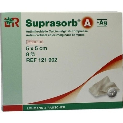 Suprasorb A+ag Antimik.cal.alginat Kompr.5x5cm (PZN 07402173)