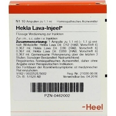 Hekla Lava Injeele (PZN 00462002)