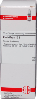 Cimicifuga D 6 Dil. (PZN 02809444)