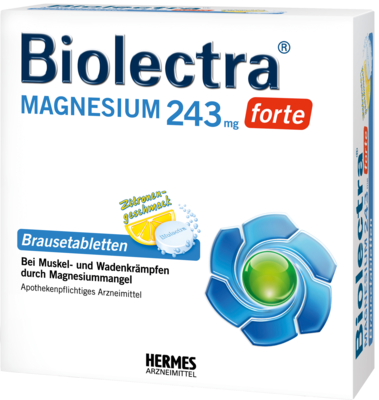 Biolectra Magnesium 243 Forte Zitrone Brause (PZN 06716366)
