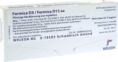 Formica D 3 / Formica D 15 Aa Amp. (PZN 01622637)