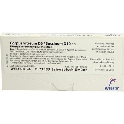 Corpus Vitreum D 6 / Succinum D10 Aa Amp. (PZN 01621158)