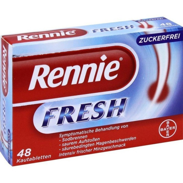 Rennie Fresh zuckerfrei 48 (PZN 10300097)