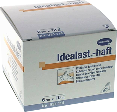 Idealast Haft Binde 6cmx10m (PZN 03517465)