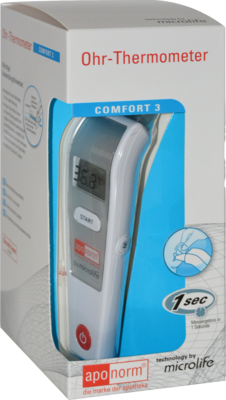 Aponorm Fieberthermometer Ohr Comfort 3 infrarot (PZN 10545806)