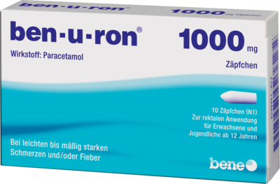 Ben U Ron 1000 mg Erwachsenensuppositorien (PZN 01484879)
