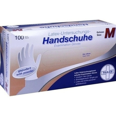 Handschuhe Einmal Latex Gepudert M (PZN 04818996)