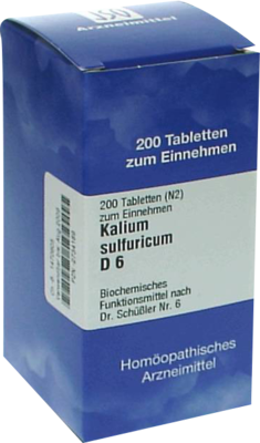Biochemie 6 Kalium Sulfuricum D 6 (PZN 02734189)